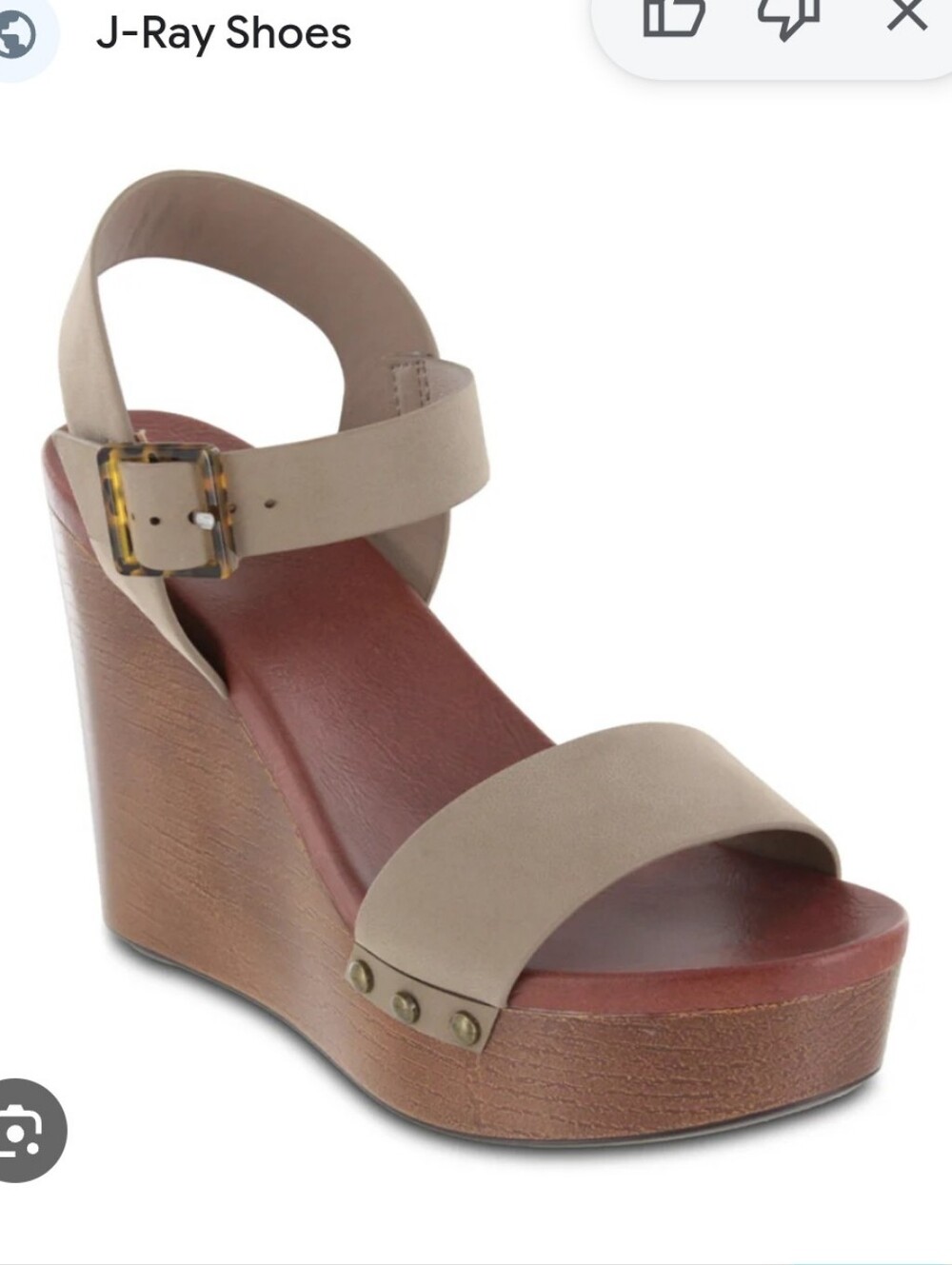 STUNNING MIS PRISCILLA WEDGE SANDALS